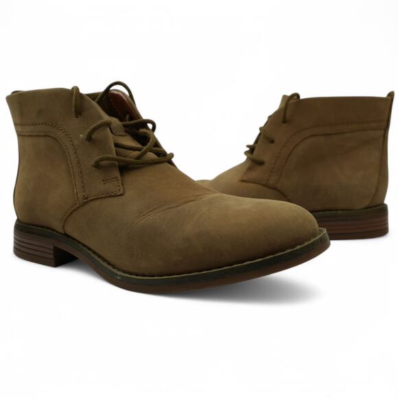 Clarks Collection Ankle Boots Womens 5M Camzin Grace Brown Chukka - Picture 2 of 11